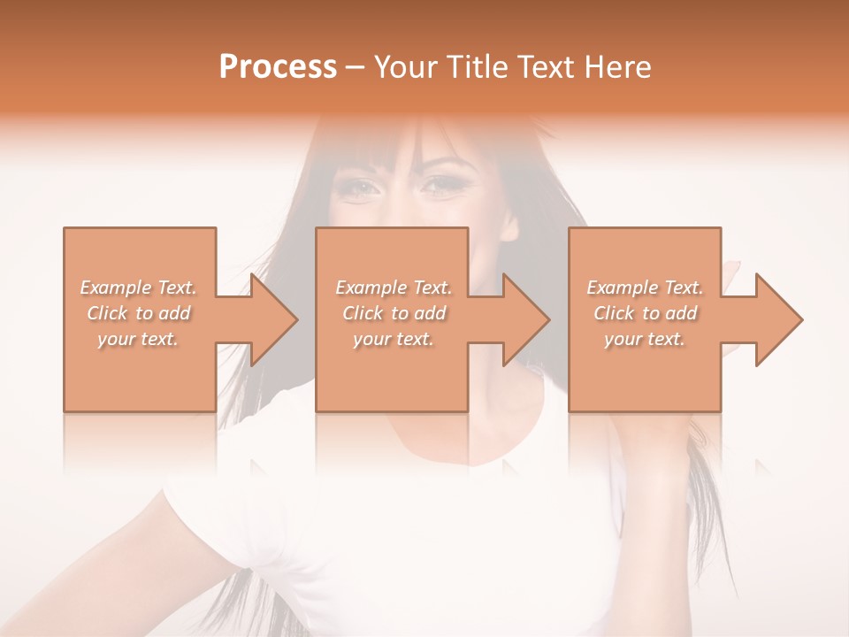 Beautiful Hand Hair PowerPoint Template