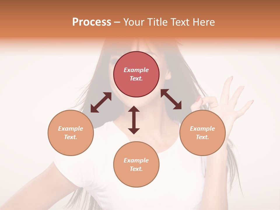 Beautiful Hand Hair PowerPoint Template