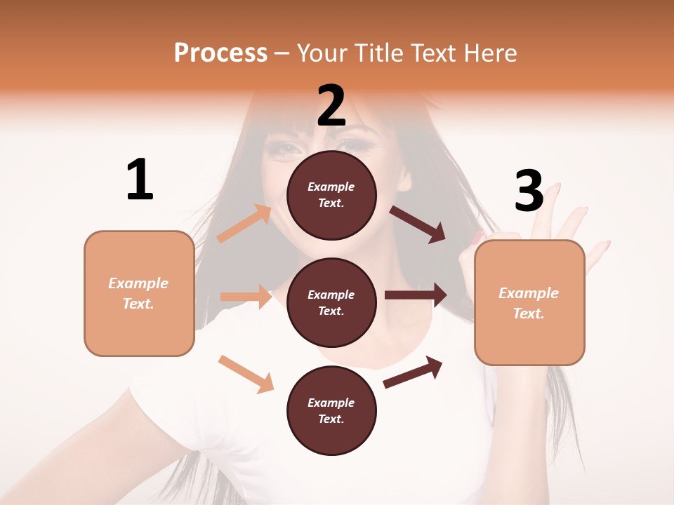 Beautiful Hand Hair PowerPoint Template