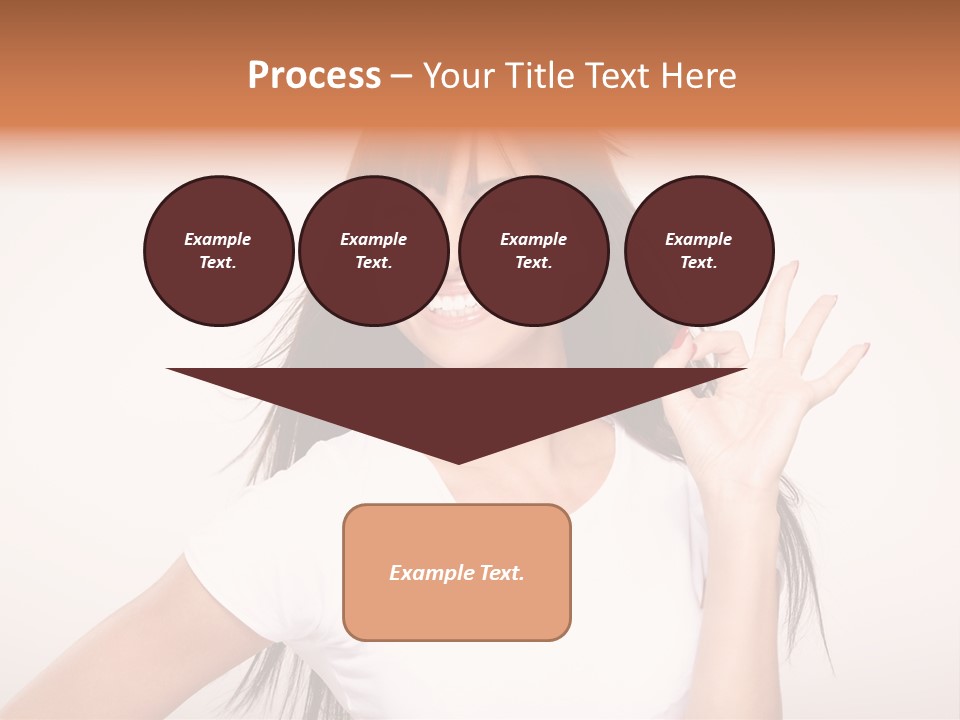 Beautiful Hand Hair PowerPoint Template