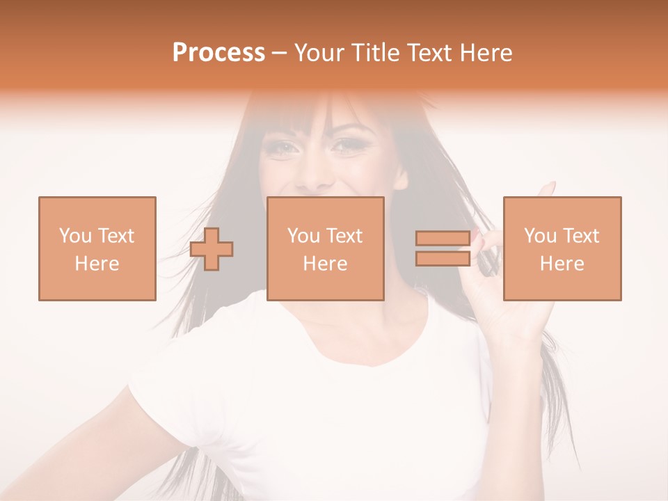 Beautiful Hand Hair PowerPoint Template