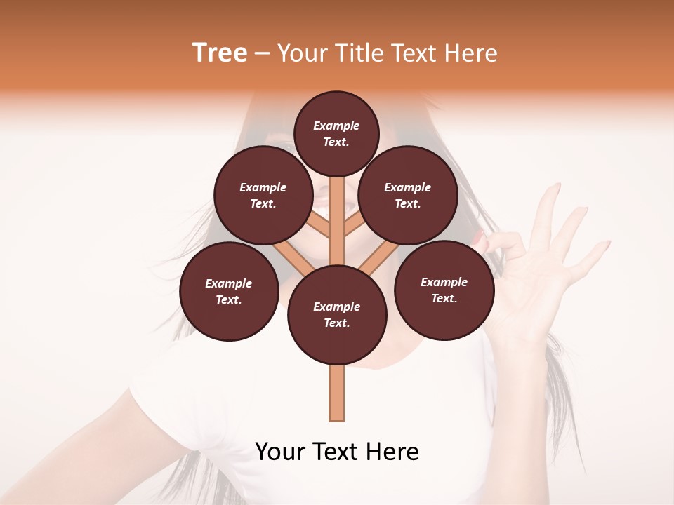 Beautiful Hand Hair PowerPoint Template