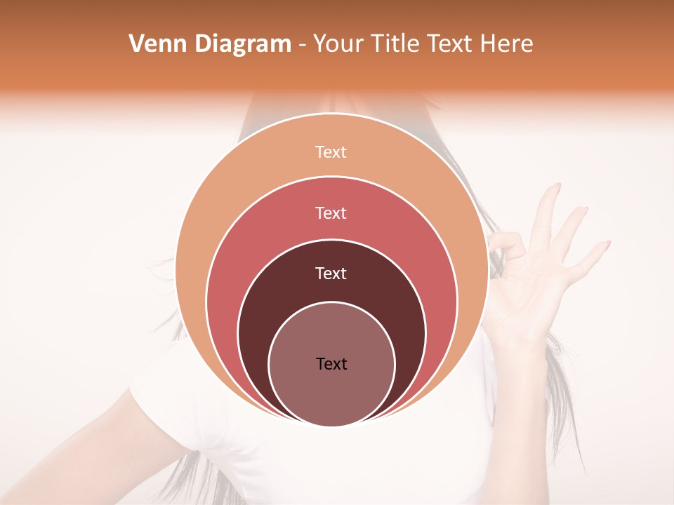 Beautiful Hand Hair PowerPoint Template