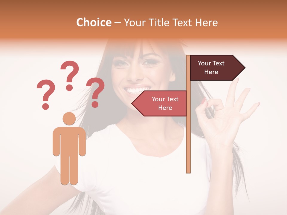 Beautiful Hand Hair PowerPoint Template