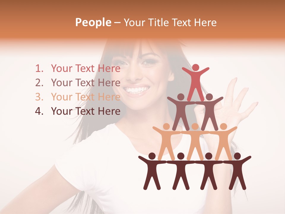 Beautiful Hand Hair PowerPoint Template