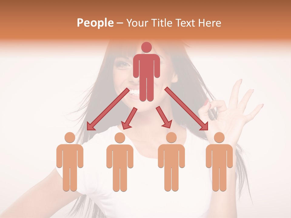 Beautiful Hand Hair PowerPoint Template