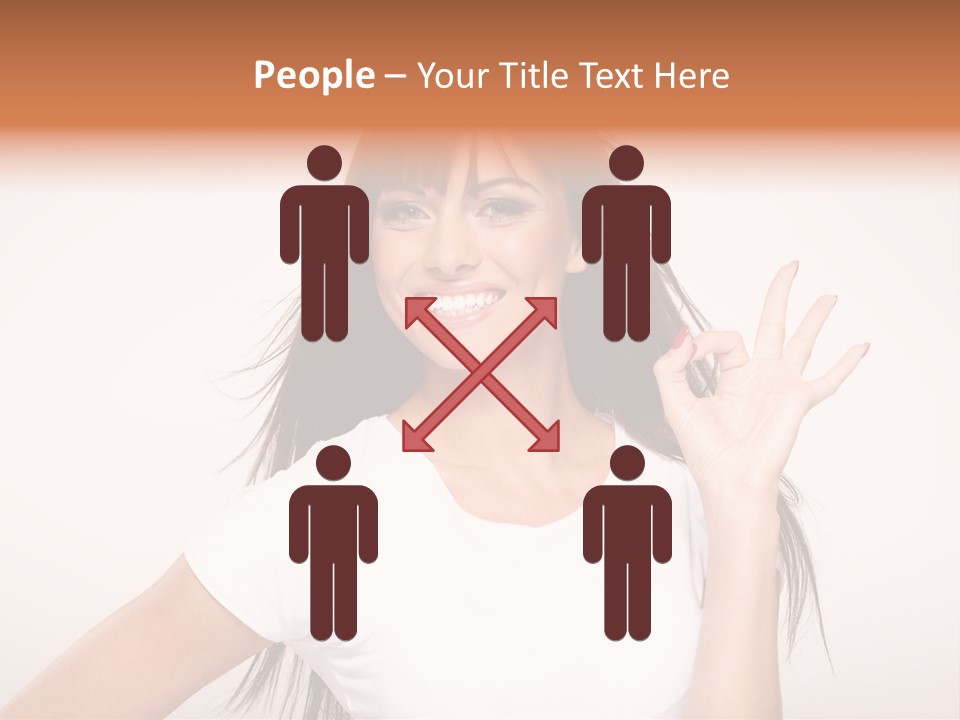 Beautiful Hand Hair PowerPoint Template