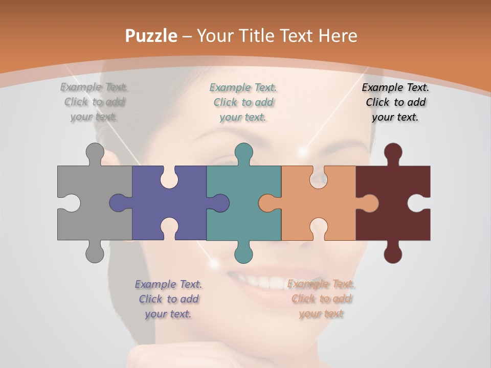 Plastic Woman Beauty PowerPoint Template