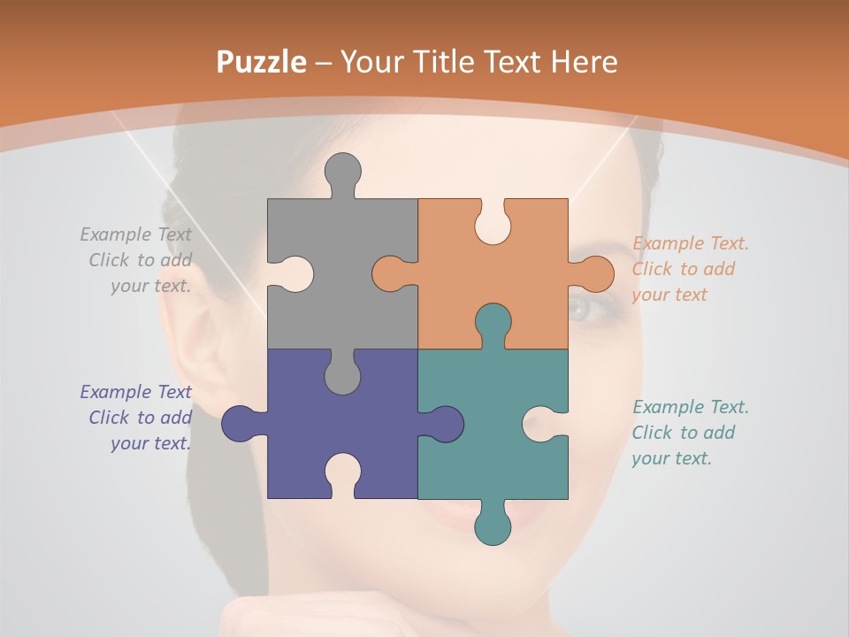 Plastic Woman Beauty PowerPoint Template