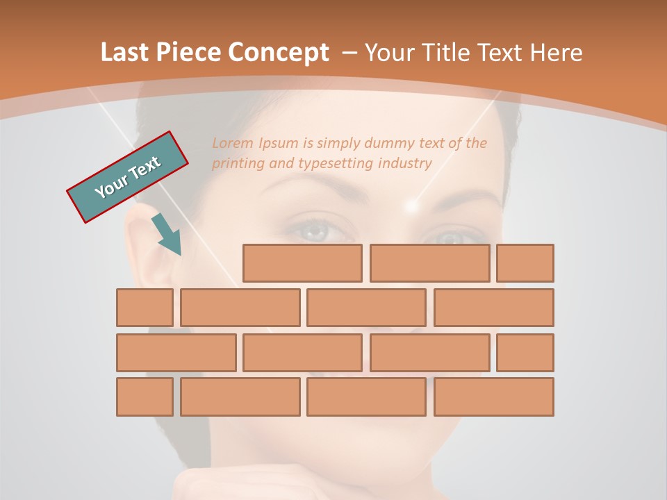 Plastic Woman Beauty PowerPoint Template