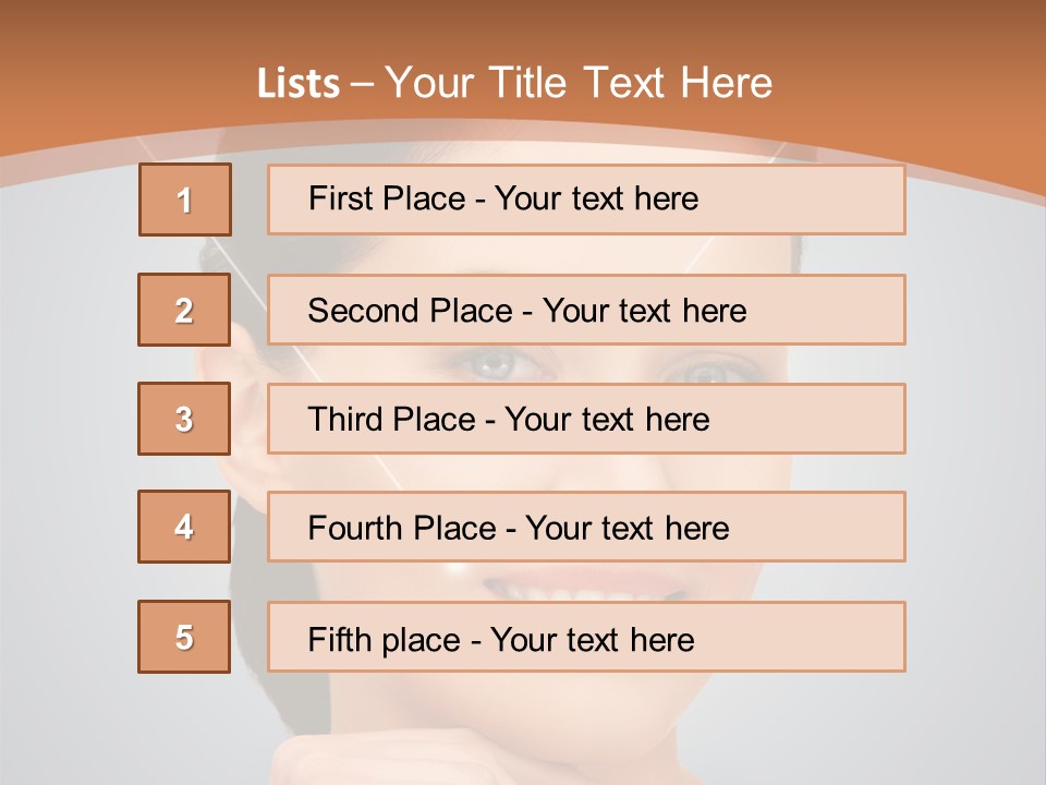 Plastic Woman Beauty PowerPoint Template