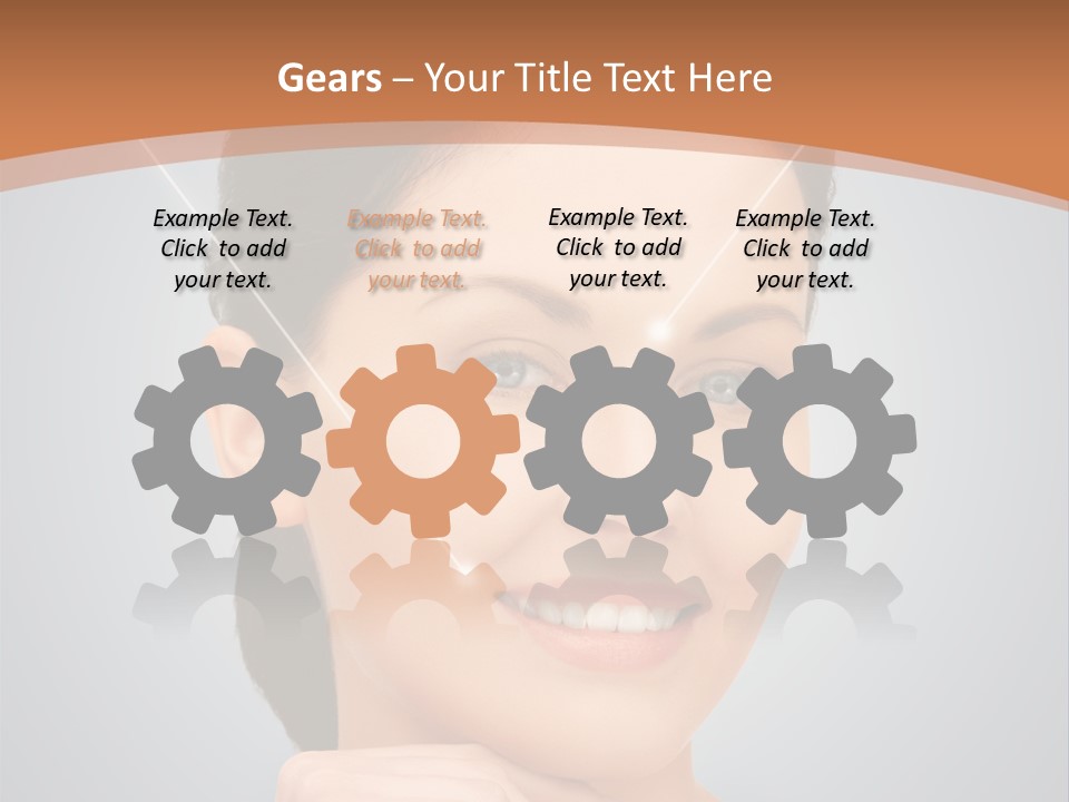 Plastic Woman Beauty PowerPoint Template