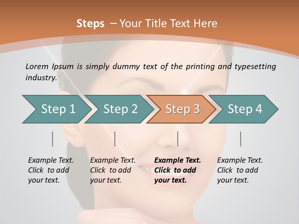 Plastic Woman Beauty PowerPoint Template