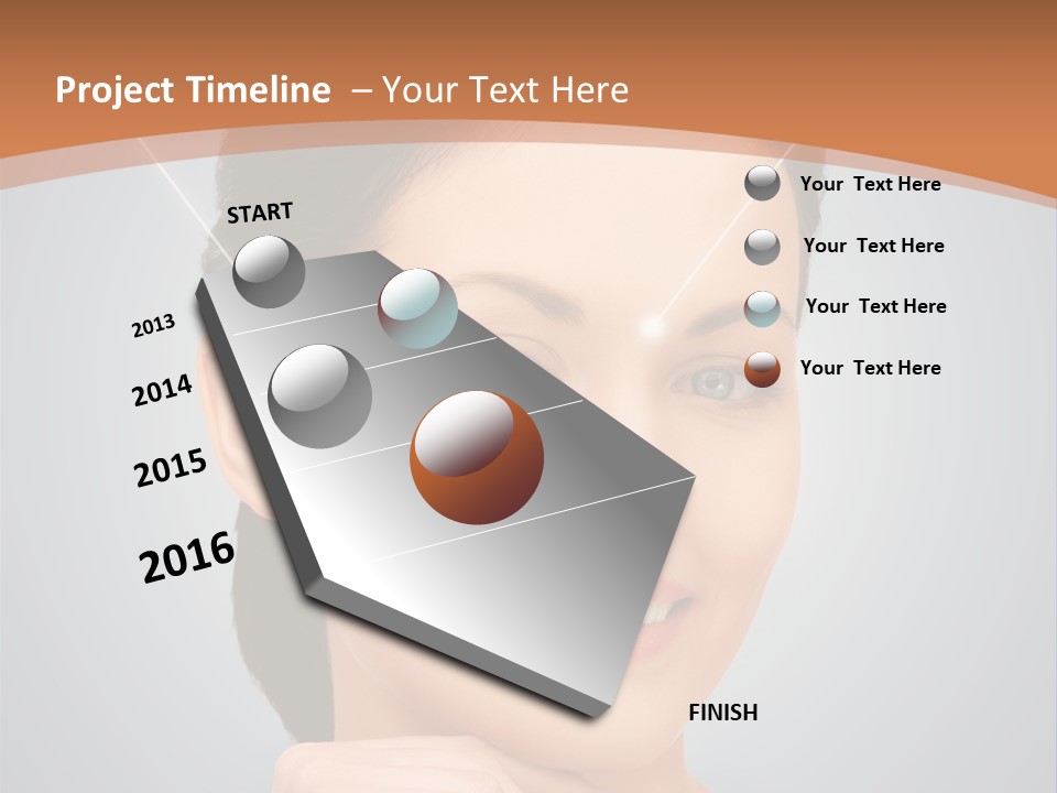 Plastic Woman Beauty PowerPoint Template