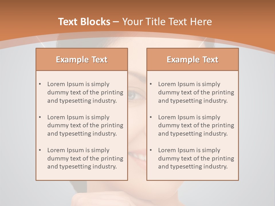 Plastic Woman Beauty PowerPoint Template