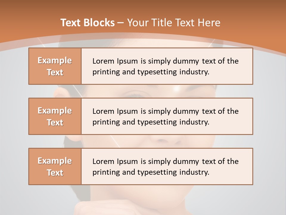 Plastic Woman Beauty PowerPoint Template