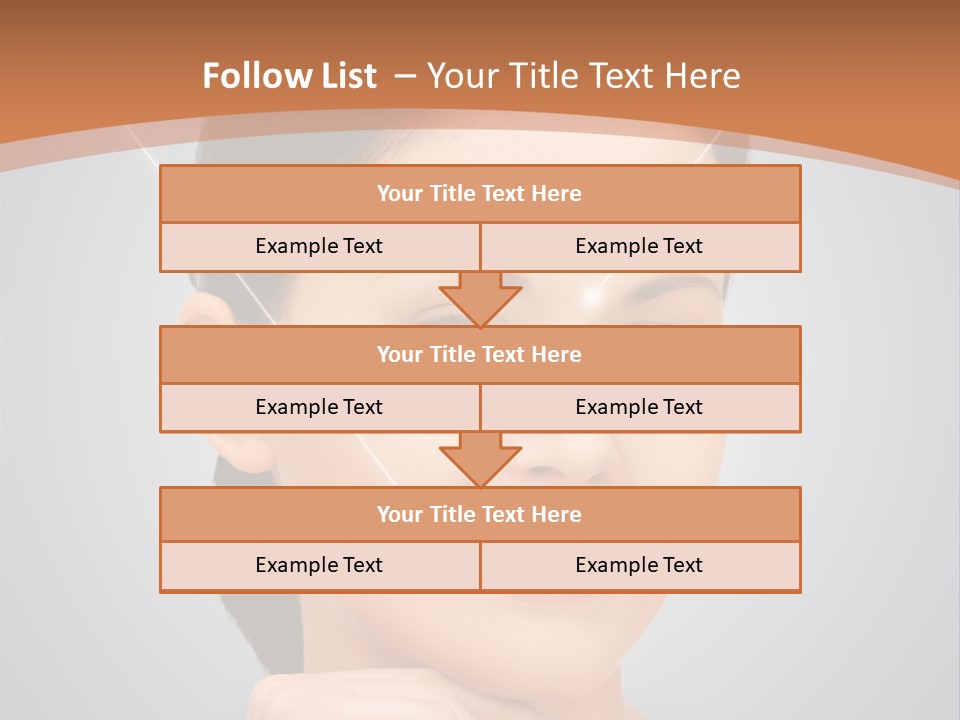 Plastic Woman Beauty PowerPoint Template