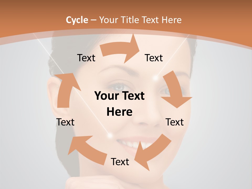 Plastic Woman Beauty PowerPoint Template