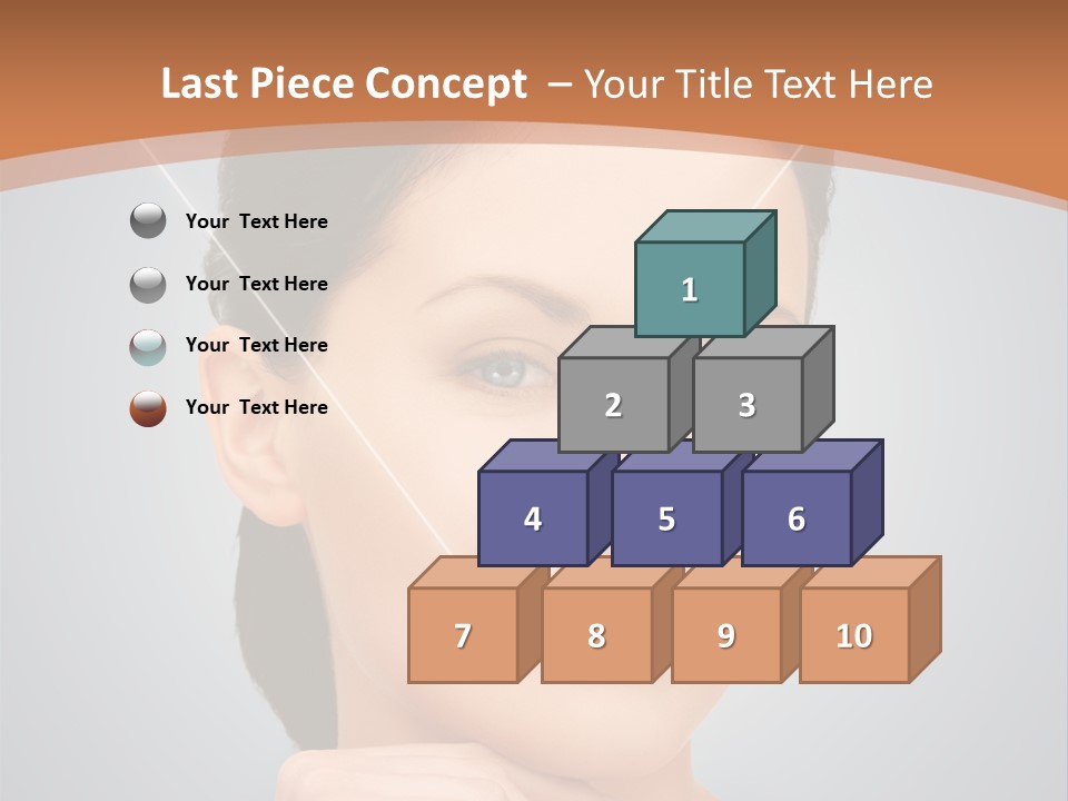 Plastic Woman Beauty PowerPoint Template