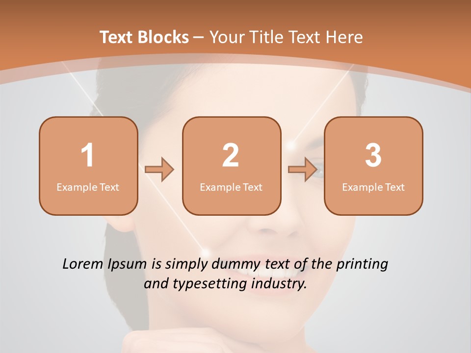 Plastic Woman Beauty PowerPoint Template