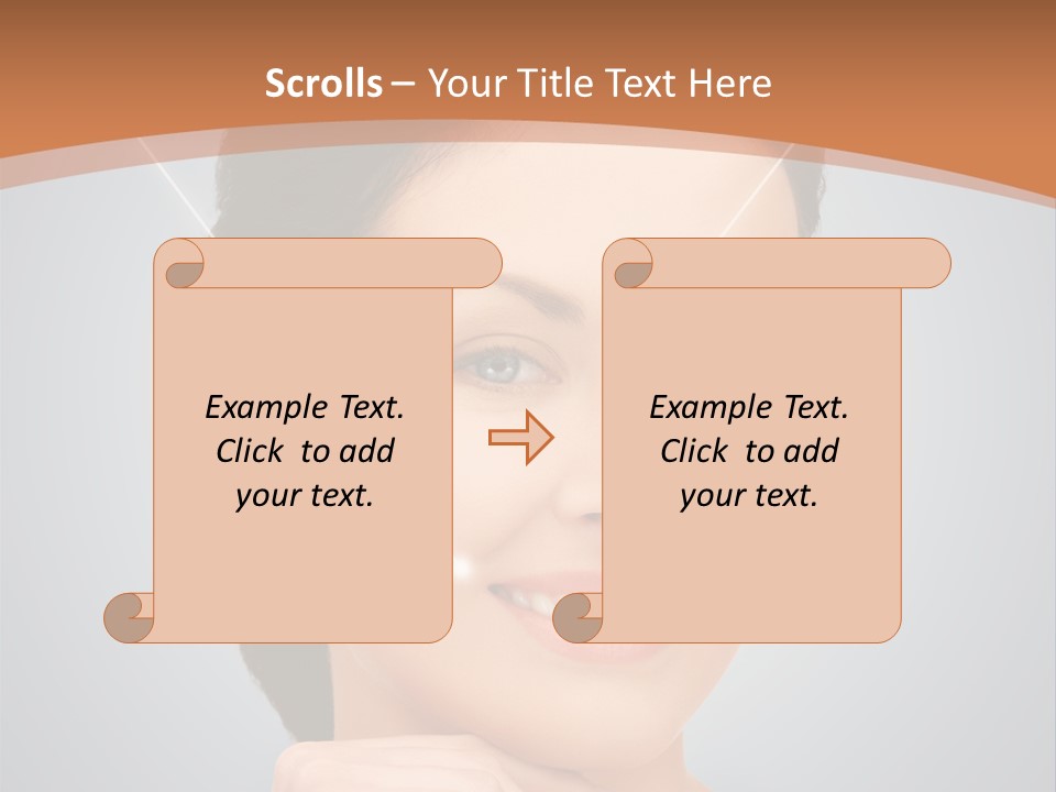 Plastic Woman Beauty PowerPoint Template