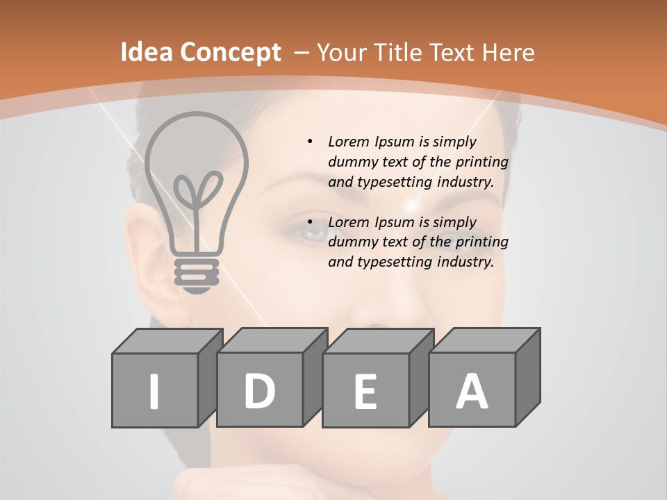 Plastic Woman Beauty PowerPoint Template