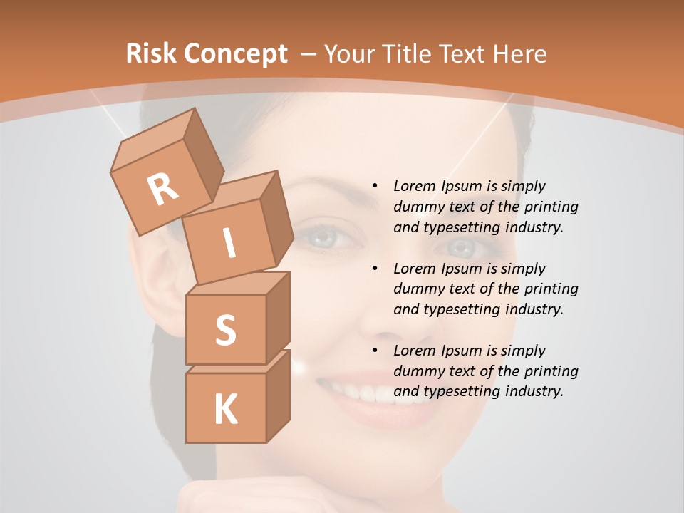 Plastic Woman Beauty PowerPoint Template