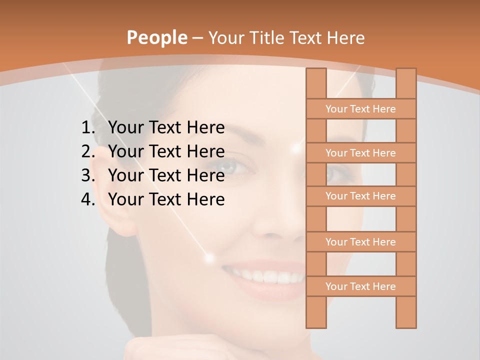 Plastic Woman Beauty PowerPoint Template