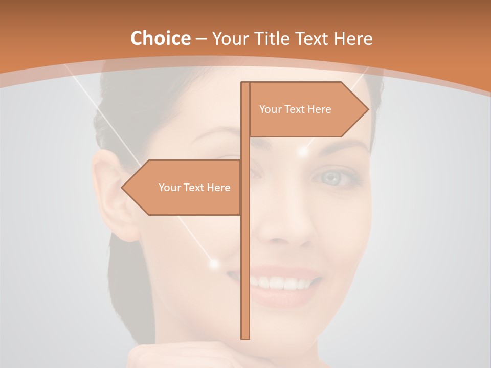 Plastic Woman Beauty PowerPoint Template