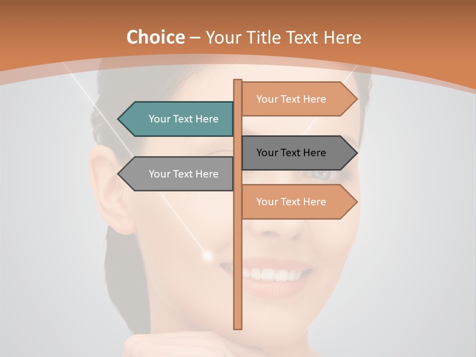 Plastic Woman Beauty PowerPoint Template