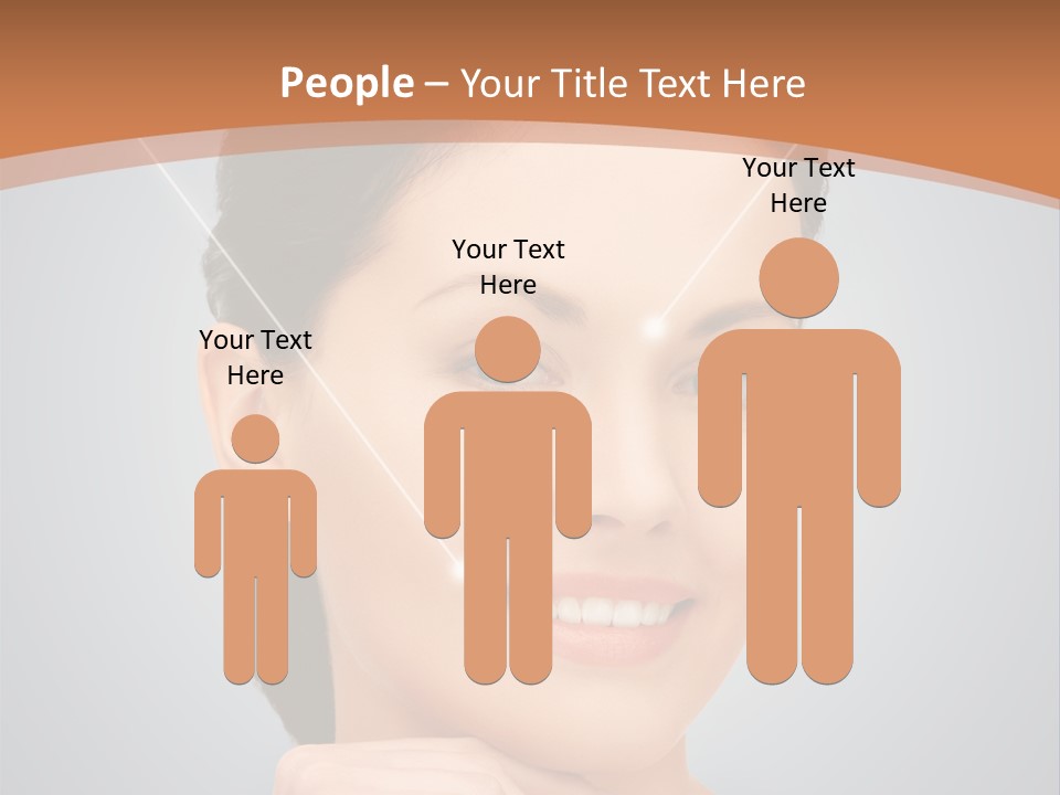 Plastic Woman Beauty PowerPoint Template