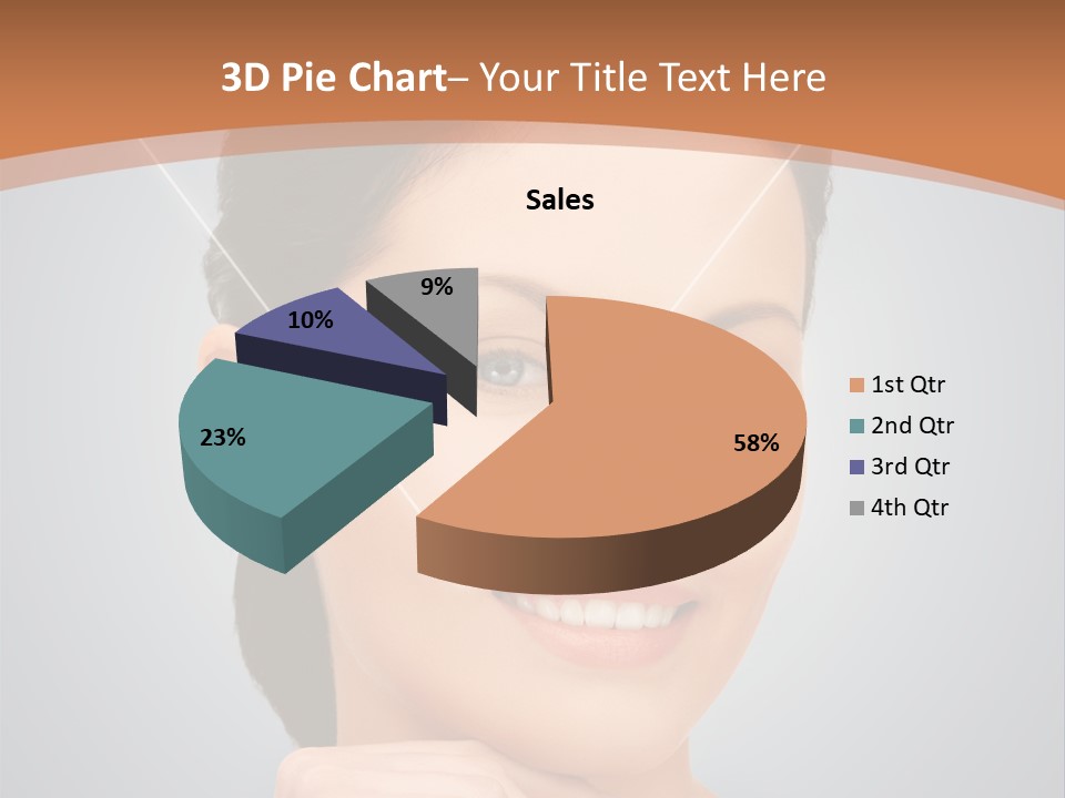 Plastic Woman Beauty PowerPoint Template