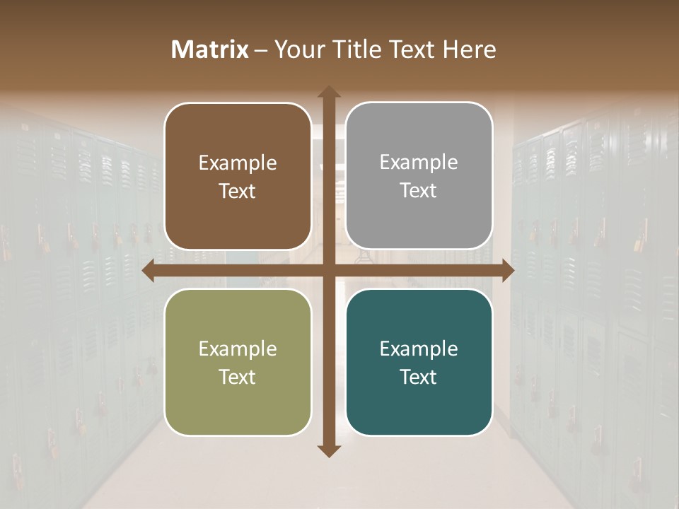 American Room Lock And Key PowerPoint Template