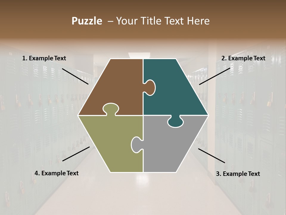 American Room Lock And Key PowerPoint Template