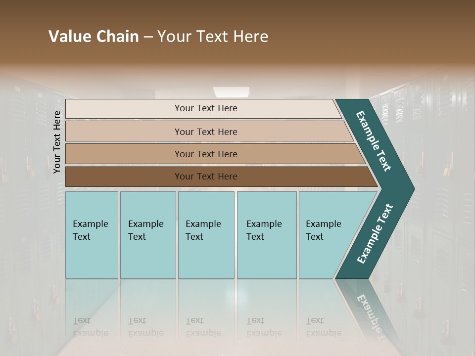 American Room Lock And Key PowerPoint Template