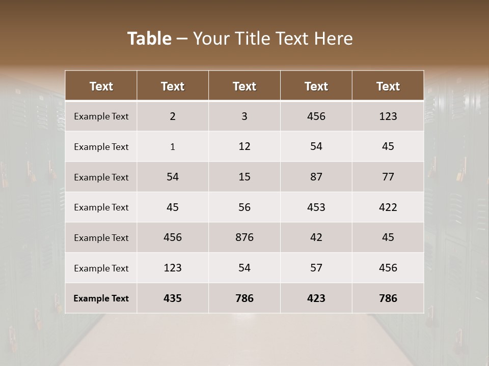 American Room Lock And Key PowerPoint Template