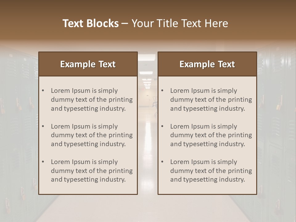 American Room Lock And Key PowerPoint Template