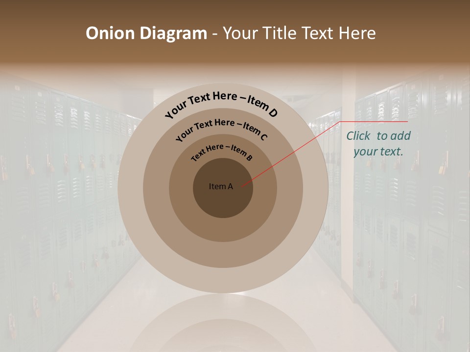American Room Lock And Key PowerPoint Template