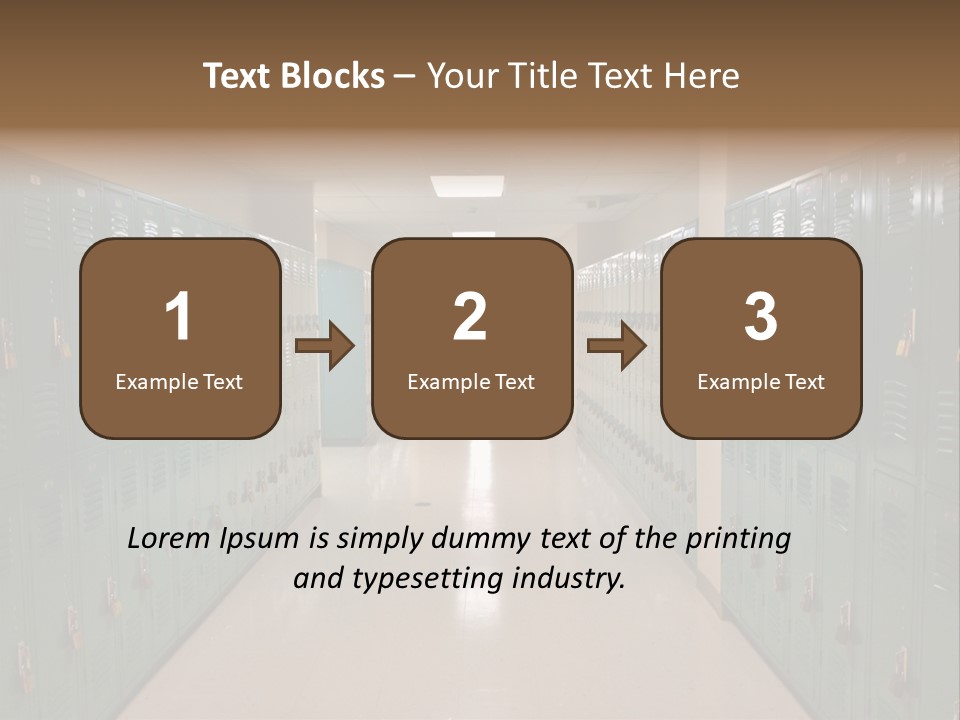 American Room Lock And Key PowerPoint Template
