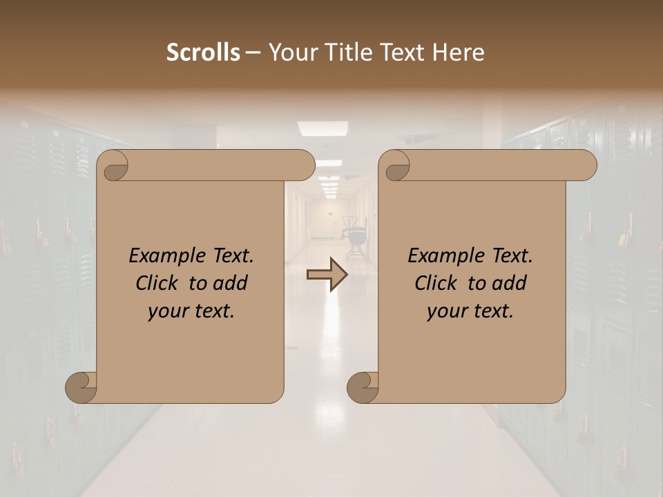 American Room Lock And Key PowerPoint Template