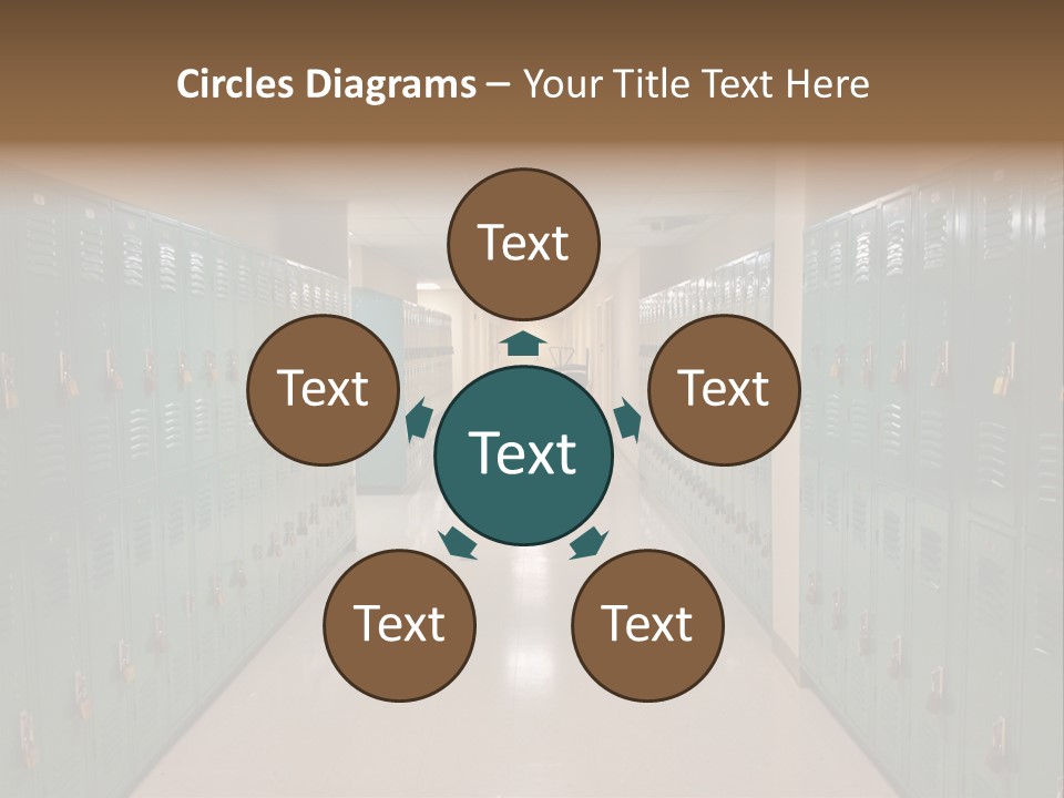 American Room Lock And Key PowerPoint Template
