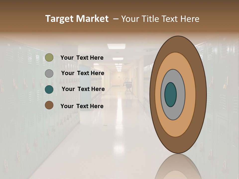 American Room Lock And Key PowerPoint Template