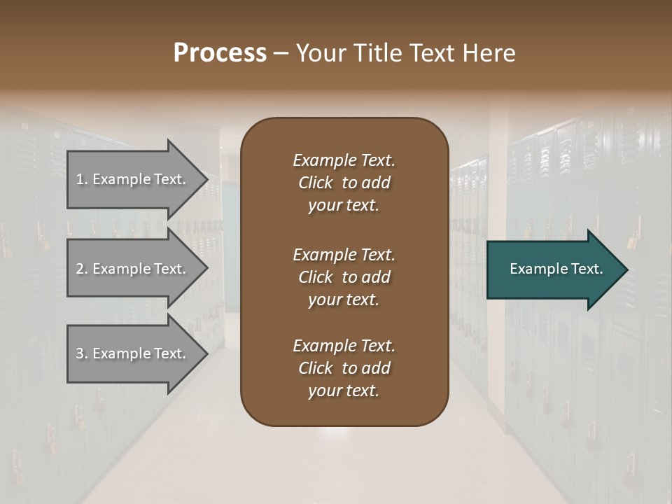 American Room Lock And Key PowerPoint Template