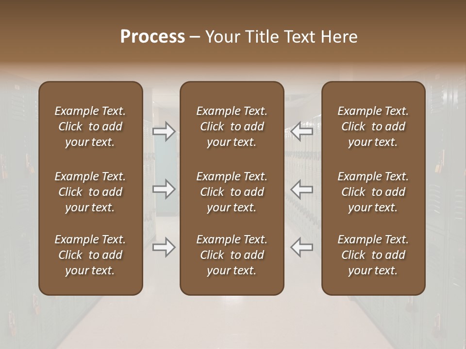American Room Lock And Key PowerPoint Template