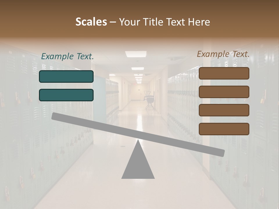 American Room Lock And Key PowerPoint Template
