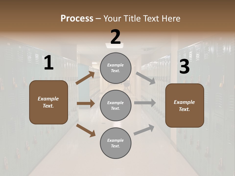 American Room Lock And Key PowerPoint Template