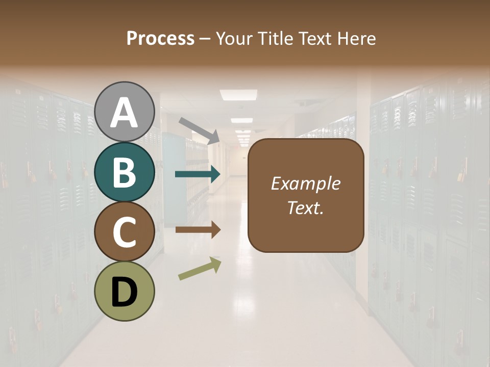 American Room Lock And Key PowerPoint Template