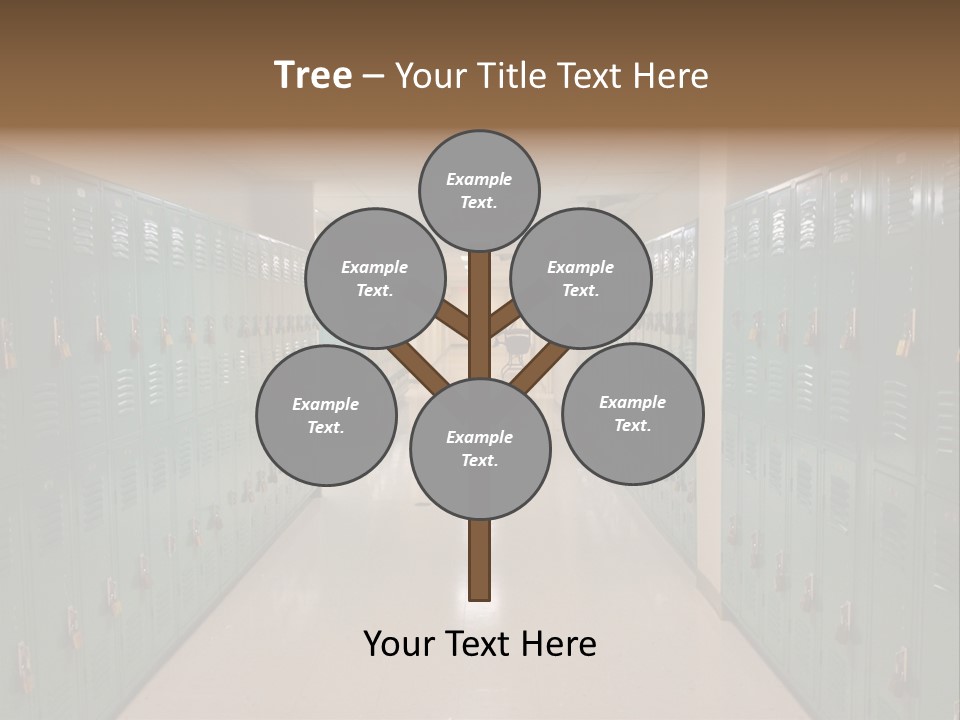 American Room Lock And Key PowerPoint Template