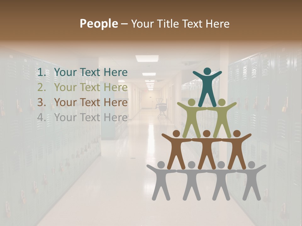 American Room Lock And Key PowerPoint Template