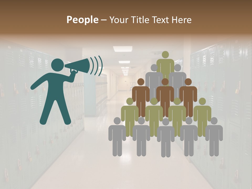 American Room Lock And Key PowerPoint Template